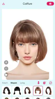 Hairstyle Try On - AI coiffeur screenshot 1