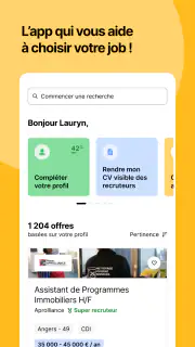 Hellowork : Recherche d'Emploi screenshot 1