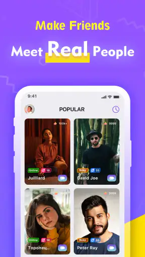 Heyy - Live Video Chat screenshot