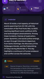 Histoday: History & Quizzes screenshot 5
