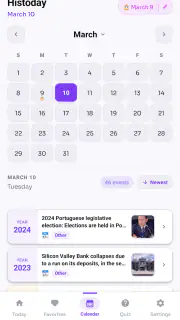 Histoday: History & Quizzes screenshot 7