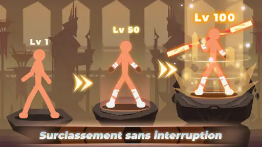 Homme-bâton contre monstre screenshot