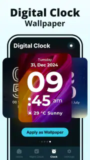 Horloge Digitale Alarme Réveil screenshot 1