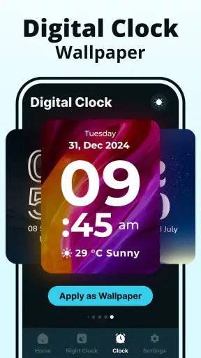 Horloge Digitale Alarme Réveil screenshot
