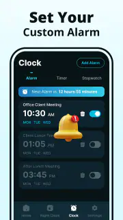 Horloge Digitale Alarme Réveil screenshot 3