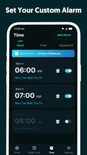 Horloge Digitale Alarme Réveil screenshot 8