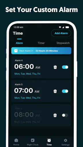 Horloge Digitale Alarme Réveil screenshot