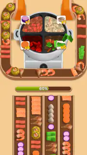 Hotpot Loop: Food Sort screenshot 2
