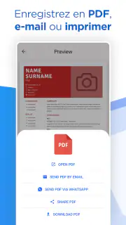 IA Constructeur de CV PDF screenshot 7