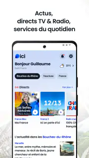 ici : actu locale, radio, TV screenshot 2
