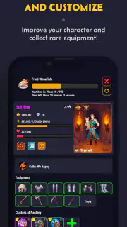Idle Rising - Online Idle RPG screenshot 1