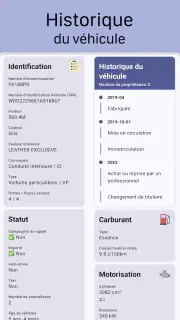 Immatriculation du véhicule screenshot 7