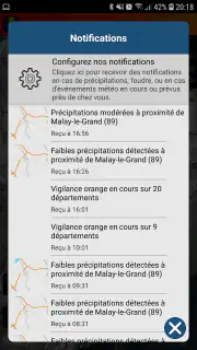 Infoclimat - alertes et météo  screenshot 3