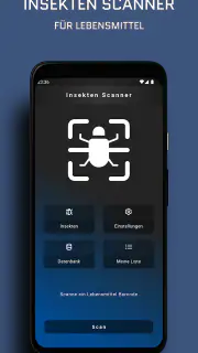 Insekten Lebensmittel Scanner screenshot 1