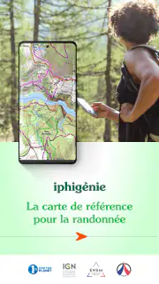 Iphigénie carte IGN hors ligne screenshot 1