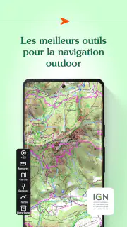 Iphigénie carte IGN hors ligne screenshot 2