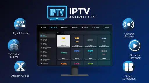 IPTV - Android TV screenshot 1