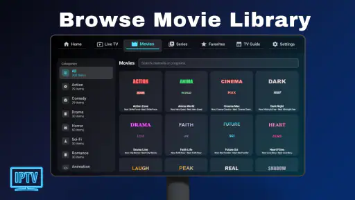 IPTV - Android TV screenshot 3