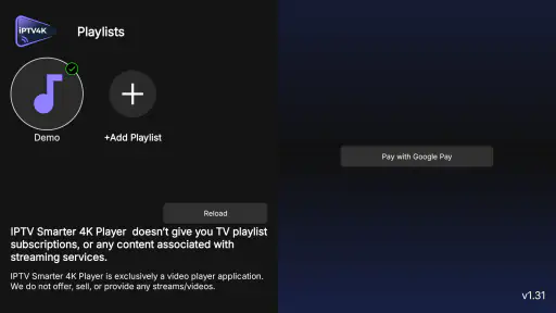 IPTV Smarter 4K Player screenshot 6