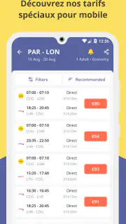 Jetcost : vols, hôtels, autos screenshot 3