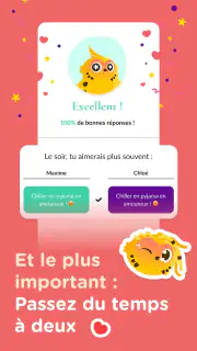 Jeu Couple & Quiz - LovBirdz screenshot 6