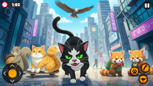 Jeu d'aventure pour petit chat screenshot 1