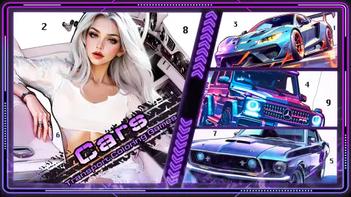 jeu de coloriage de voitures screenshot 8