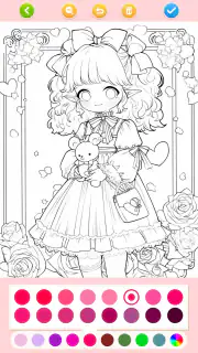 Jeux de doll coloriage screenshot 4