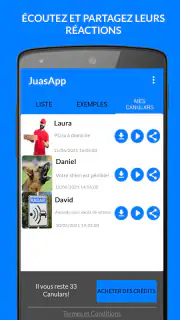 JuasApp-Canulars Téléphoniques screenshot 3