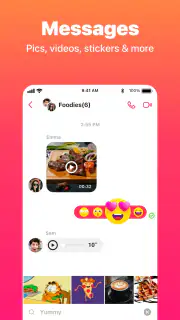 JusTalk - Chat vidéo et appels screenshot 2