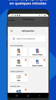 Kahoot! - Joue/crée des quiz screenshot 4