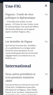 Kiosque Figaro: Journal screenshot 5