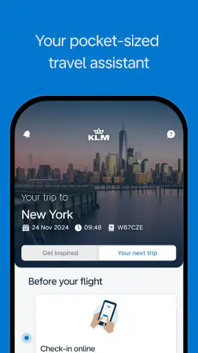 KLM - Réservez un vol screenshot