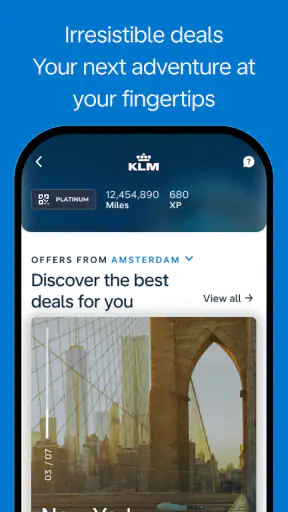 KLM - Réservez un vol screenshot