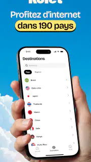 Kolet: eSIM pour les voyageurs screenshot 1