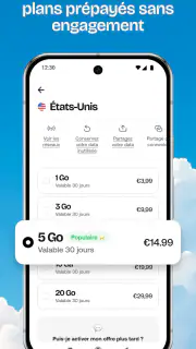 Kolet: eSIM pour les voyageurs screenshot 2