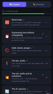 Kosakata: Learn Indonesian screenshot 4