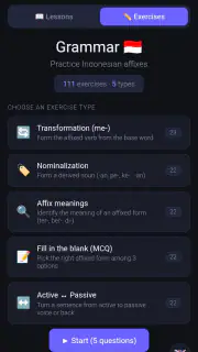 Kosakata: Learn Indonesian screenshot 6