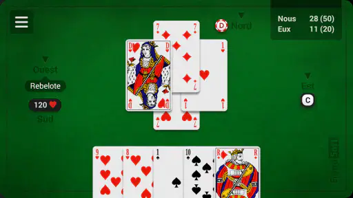 La Coinche / Belote Contrée screenshot 5