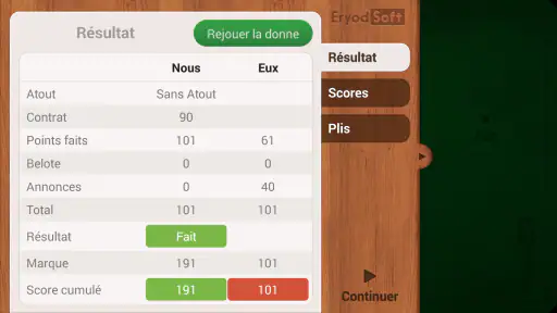 La Coinche / Belote Contrée screenshot 6