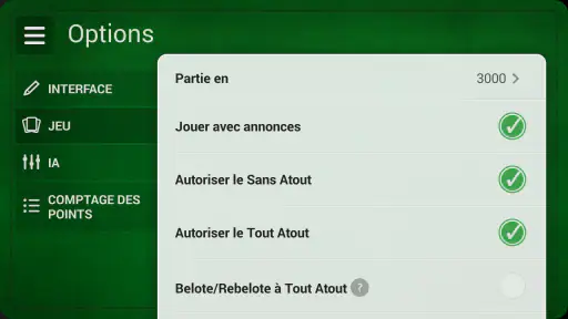 La Coinche / Belote Contrée screenshot 7