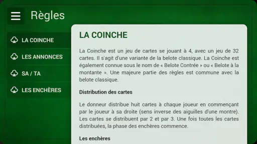 La Coinche / Belote Contrée screenshot 8