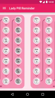 Lady Pill Reminder screenshot 2