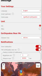 LastQuake - Séismes screenshot 6