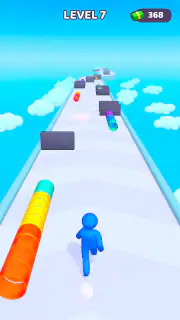 Layer Man 3D : course-collecte screenshot 1