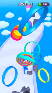 Layer Man 3D : course-collecte screenshot 3