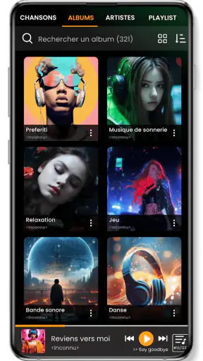 Lecteur de musique screenshot