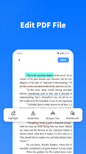 Lecteur de notes PDF screenshot