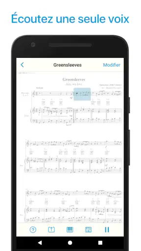Lecteur de partitions musique screenshot