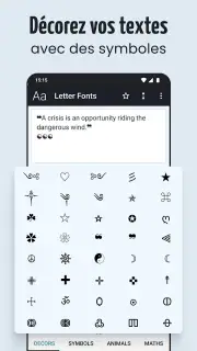 Lettre Fonts - Texte Stylisé screenshot 5
